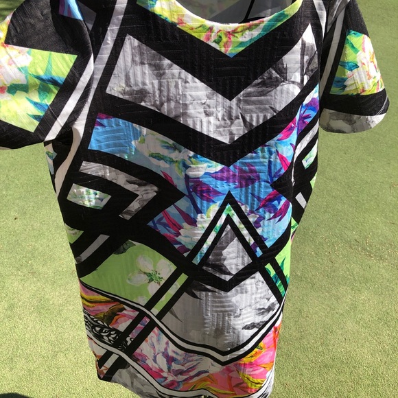 ASOS Floral Multicolor Shift Dress EUC *Sold Out* - Picture 6 of 8